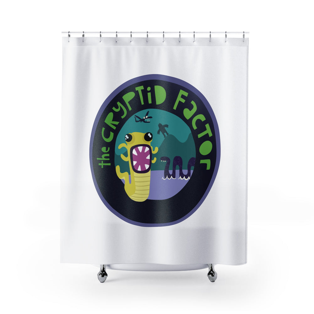 
                  
                    The Cryptid Factor Official Shower Curtains
                  
                