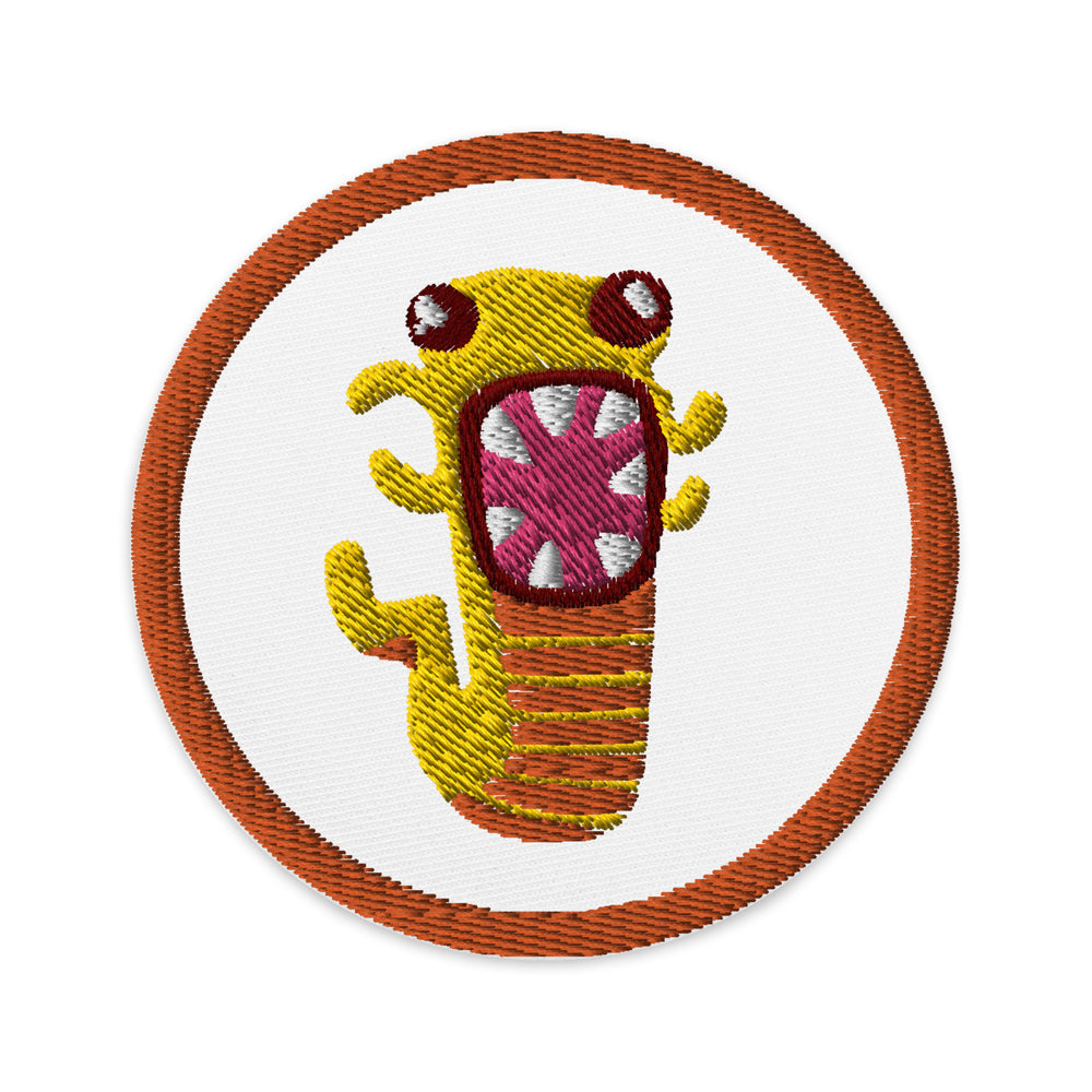 Death Worm Embroidered Patch