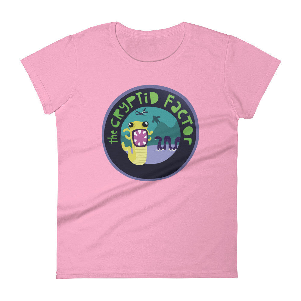 
                  
                    The Cryptid Factor Official Feminine Cut T-shirt
                  
                