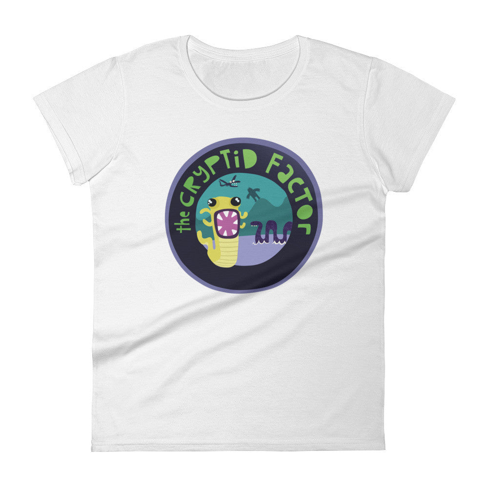 
                  
                    The Cryptid Factor Official Feminine Cut T-shirt
                  
                