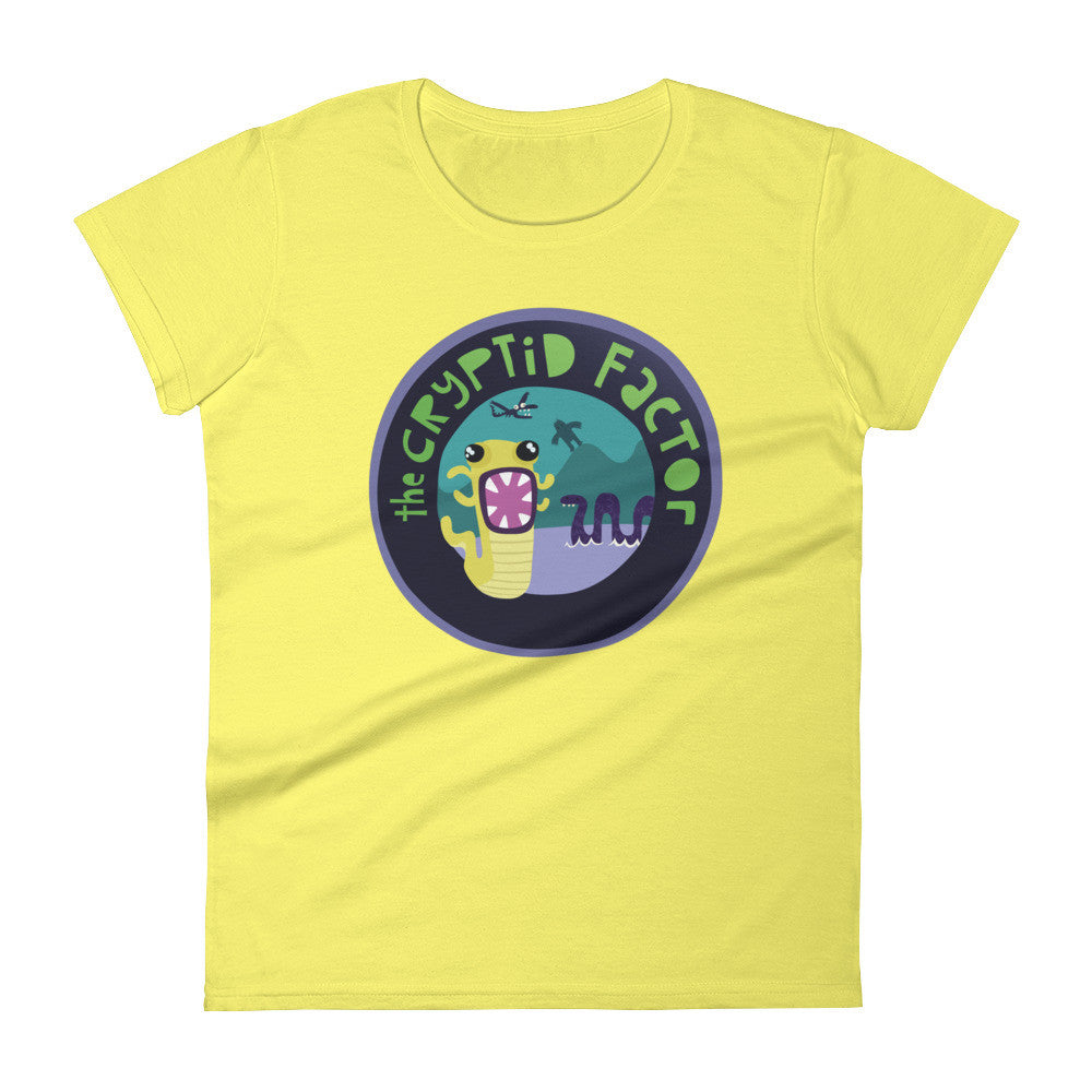 
                  
                    The Cryptid Factor Official Feminine Cut T-shirt
                  
                